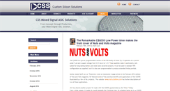 Desktop Screenshot of blog.customsiliconsolutions.com