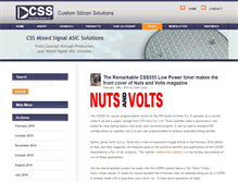 Tablet Screenshot of blog.customsiliconsolutions.com